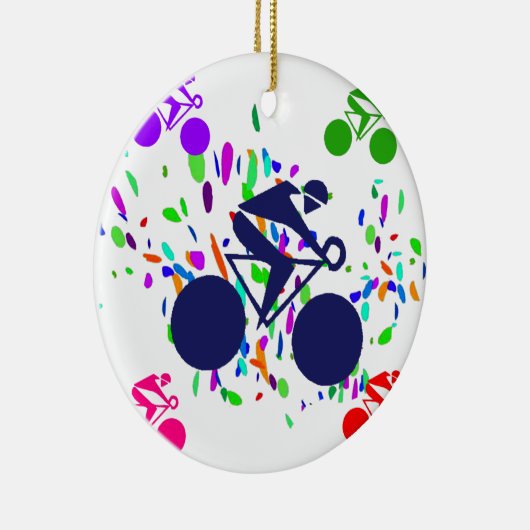 ZYKLING KERAMIKORNAMENT (Rechts)