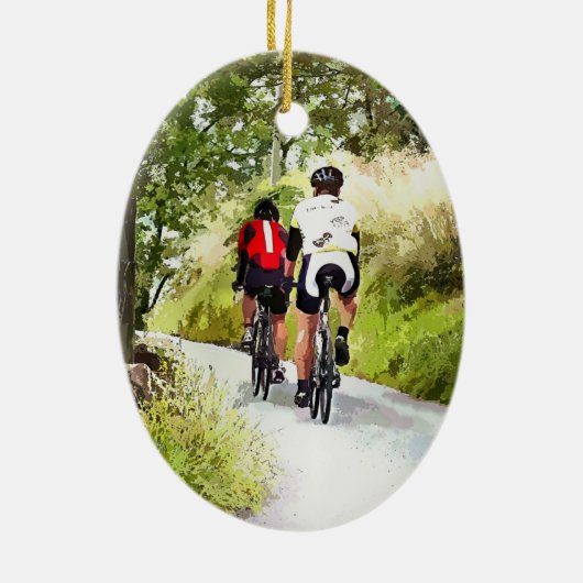 ZYKLING KERAMIKORNAMENT (Hinten)