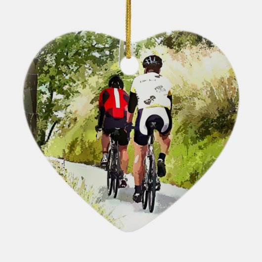 ZYKLING KERAMIKORNAMENT (Hinten)