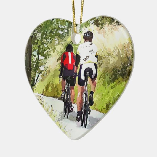 ZYKLING KERAMIKORNAMENT (Links)