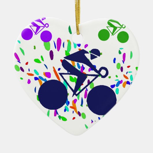 ZYKLING KERAMIKORNAMENT (Vorne)