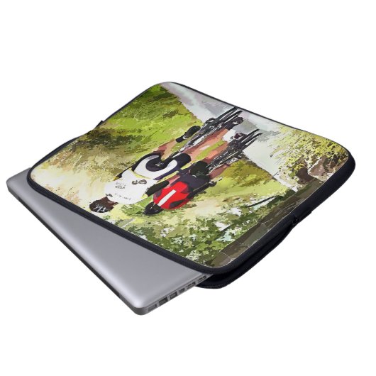 ZYKLING LAPTOPSCHUTZHÜLLE (Vorne Knopf)