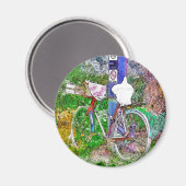 ZYKLING MAGNET (Vorderseite/Rückseite)