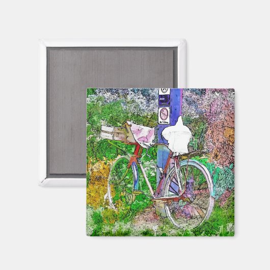 ZYKLING MAGNET (Vorderseite/Rückseite)