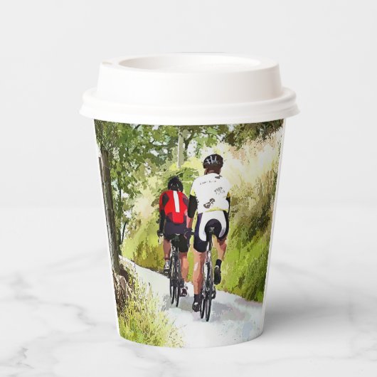 ZYKLING PAPPBECHER (Rückseite)