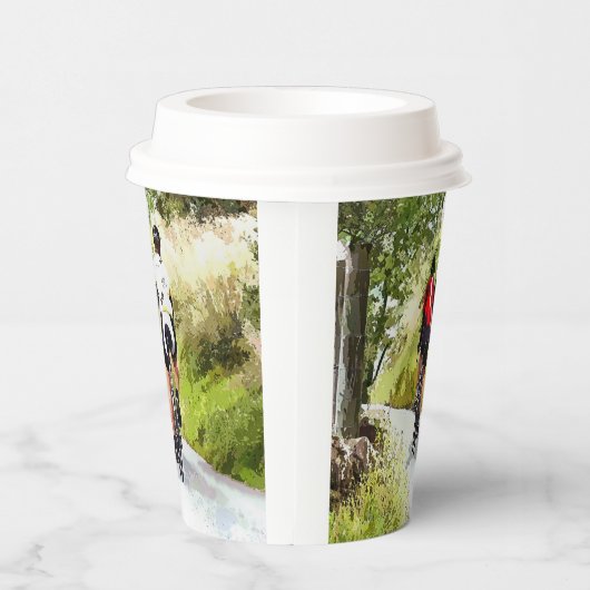 ZYKLING PAPPBECHER (Rechts)