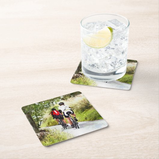 ZYKLING RECHTECKIGER PAPPUNTERSETZER (Vor Ort)