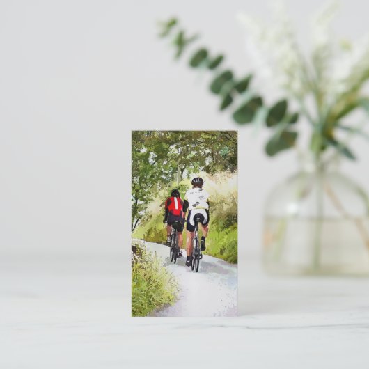 ZYKLING VISITENKARTE (Stehend Vorderseite)