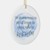 Zyklische Frau Keramik Ornament (Rechts)