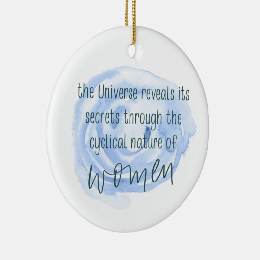 Zyklische Frau Keramik Ornament (Rechts)