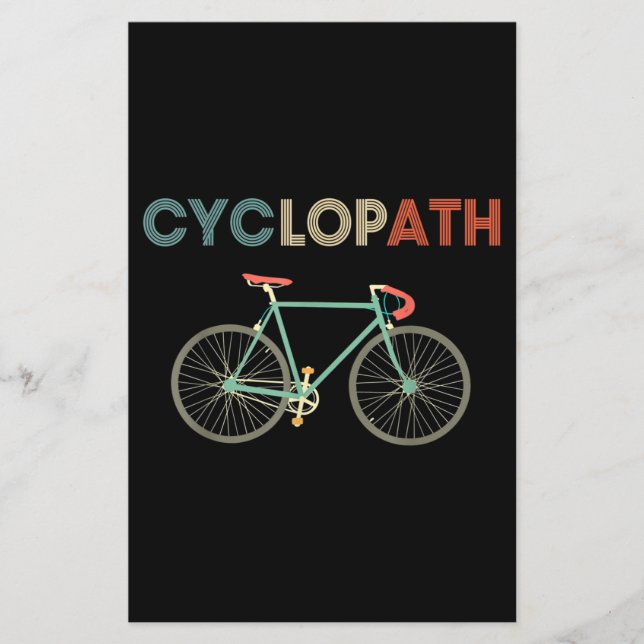 Zyklobahn Funny Bicyclist Spaß (Vorderseite)