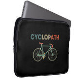Zyklobahn Funny Bicyclist Spaß Laptopschutzhülle (Vorne Rechts)