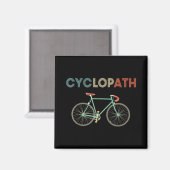 Zyklobahn Funny Bicyclist Spaß Magnet (Vorderseite/Rückseite)