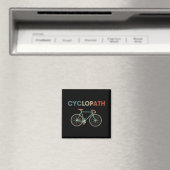 Zyklobahn Funny Bicyclist Spaß Magnet (In Situ (Geschirrspüler))
