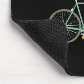 Zyklobahn Funny Bicyclist Spaß Mousepad (Ecke)