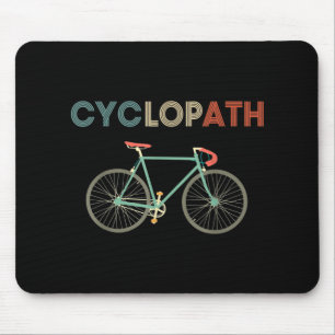Zyklobahn Funny Bicyclist Spaß Mousepad
