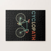 Zyklobahn Funny Bicyclist Spaß Puzzle (Horizontal)