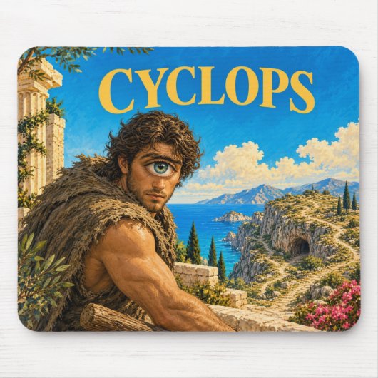 Zyklop, Gothic Fantasy Monster Mousepad (Vorne)