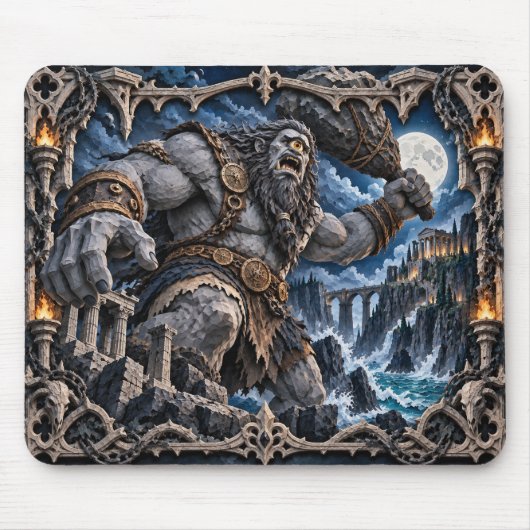 Zyklop, Paper Cut Monster Mousepad (Vorne)