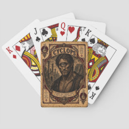 Zyklop, Vintage Zirkusmonster Spielkarten