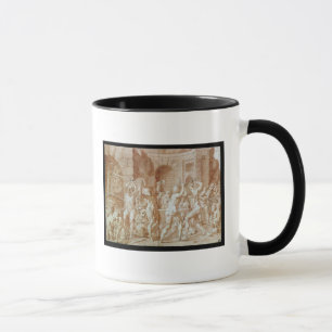 Zyklope in der Schmiede von Vulcan Tasse