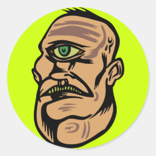 Zyklopen Runder Aufkleber