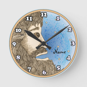 Zyklopen-Uhr Runde Wanduhr