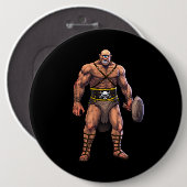 Zyklops der griechischen Mythologie Button (Vorne & Hinten)