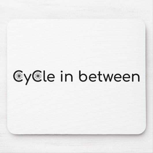 Zyklus dazwischen mousepad (Vorne)