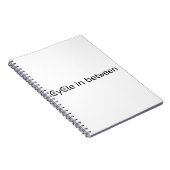 Zyklus dazwischen notizblock (Rechte Seite)