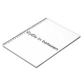 Zyklus dazwischen notizblock (Linke Seite)