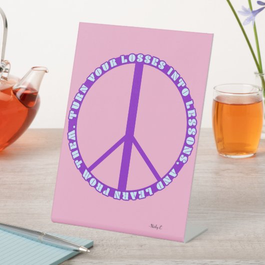 Zyklus der Lehren Sockelschild (In Situ)