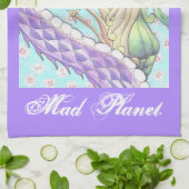 Zyklus des Leben-Drache-Zeichnens Geschirrtuch (Gefaltet)