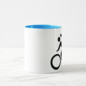 Zyklus-Mädchen-Geschwindigkeits-Tasse Tasse (Zentrum)