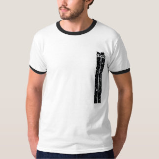Zyklus-MarkeGrunge, der Streifen-T - Shirt läuft