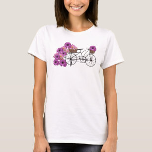 Zyklus und Blume T-Shirt