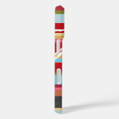 Zyklus/Zyklus und Streifen personalisiert Case-Mate iPhone Hülle (Rückseite / Rechts)