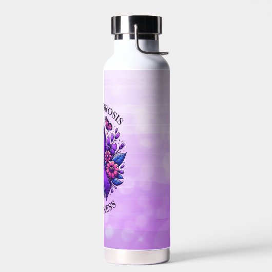 ZyklusFibrose Trinkflasche (Links)