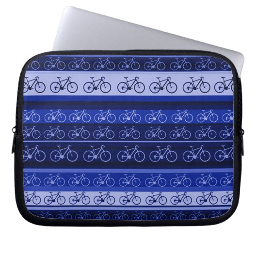 Zyklusmuster mit Streifen Laptopschutzhülle (Vorderseite)