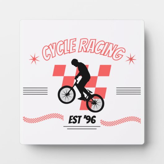 ZYKLUSRACING FOTOPLATTE (Vorderseite)