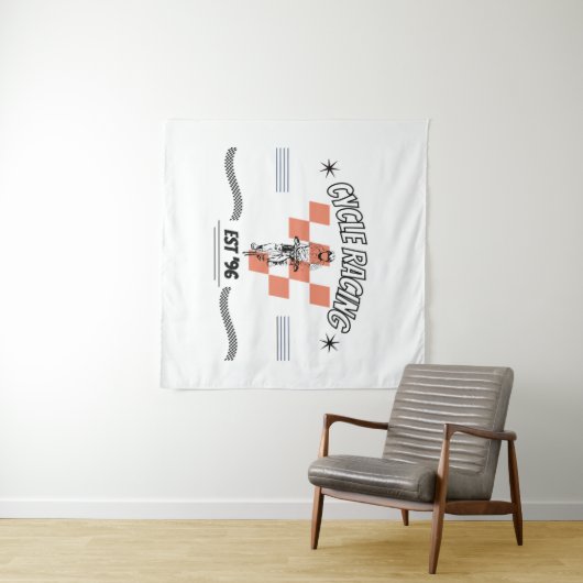 ZYKLUSRACING WANDTEPPICH (Beispiel (Horizontal))