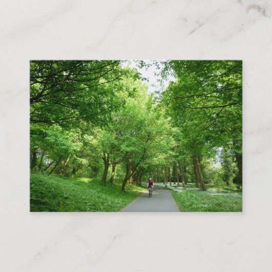 Zyklusweg Visitenkarte (Vorderseite)