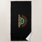 Zykologe Art Strandtuch (Vorderseite)