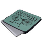 Zykologe Funny Cycling für Radfahrer und Biker Laptopschutzhülle (Vorne Knopf)