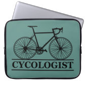 Zykologe Funny Cycling für Radfahrer und Biker Laptopschutzhülle (Vorderseite)