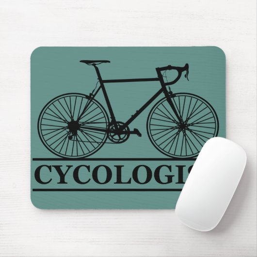 Zykologe Funny Cycling für Radfahrer und Biker Mousepad (Mit Mouse)