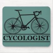 Zykologe Funny Cycling für Radfahrer und Biker Mousepad (Vorne)