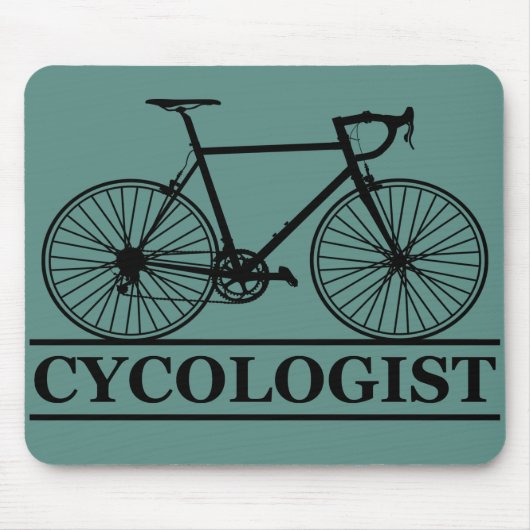 Zykologe Funny Cycling für Radfahrer und Biker Mousepad (Vorne)