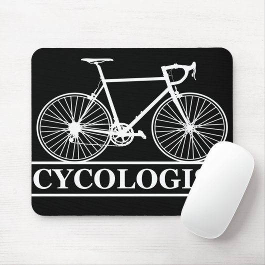 Zykologe Funny Cycling für Radfahrer und Biker Mousepad (Mit Mouse)