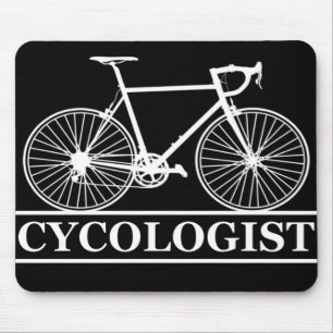 Zykologe Funny Cycling für Radfahrer und Biker Mousepad